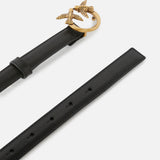 Cintura in pelle 100143A0F1 Z99Q PINKO Nero-antique gold 