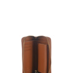 Portafoglio quadrato zip-around in pelle 100249A0F1 L58Q PINKO Cuoio 