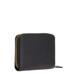 Portafoglio quadrato zip-around in pelle 100249A0F1 Z99Q PINKO Nero-antigue 
