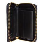 Portafoglio quadrato zip-around in pelle 100249A0F1 Z99Q PINKO Nero-antigue 