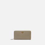 Portafoglio zip-around in pelle 100250A0F1 I68Q PINKO Noce-antique gold 