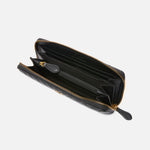 Portafoglio in nappa chevron 100250A0GK Z99Q PINKO Nero-antigue 