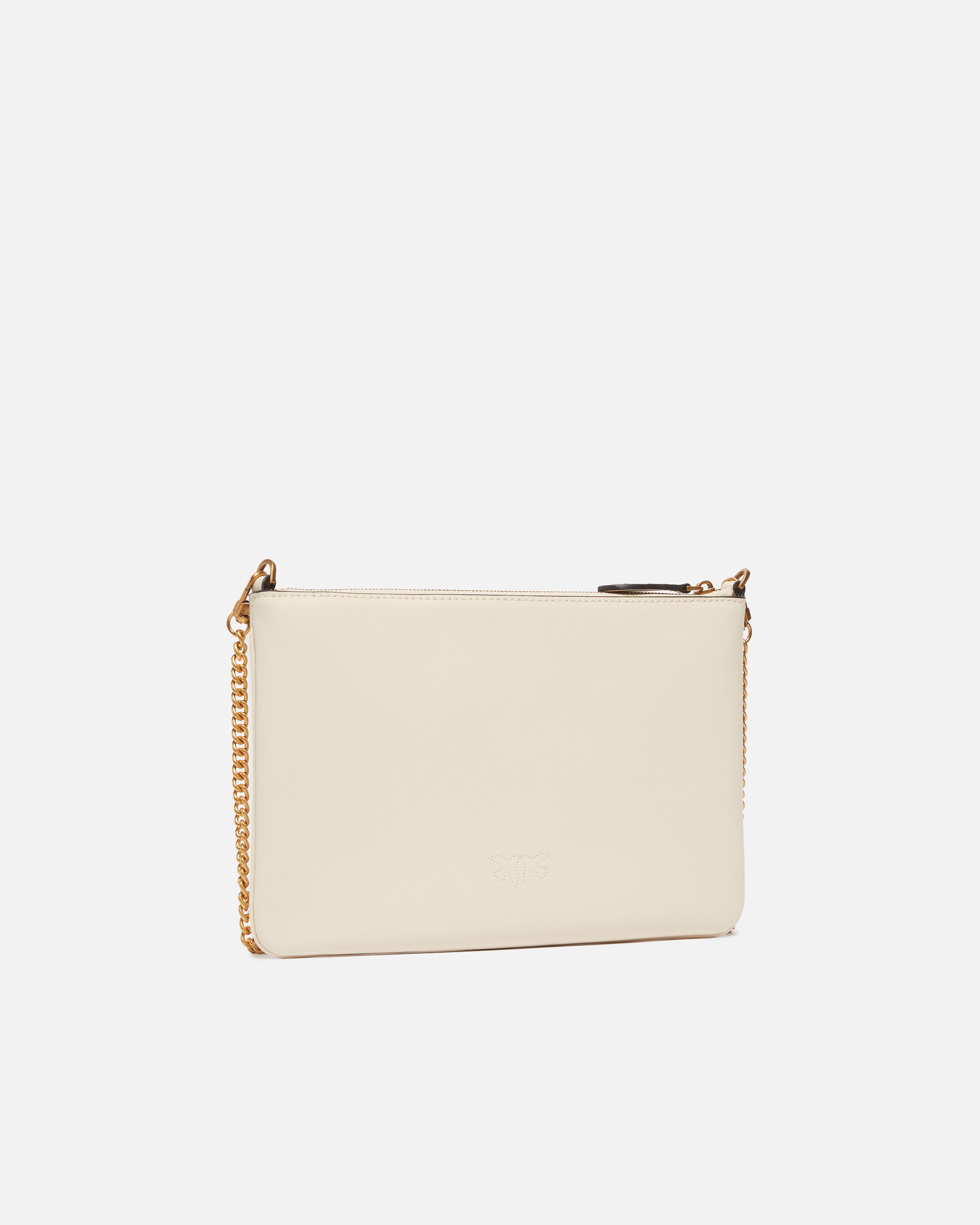 Borsa a tracolla 100455A0F1 Z14Q PINKO Bianco seta-antique gold 
