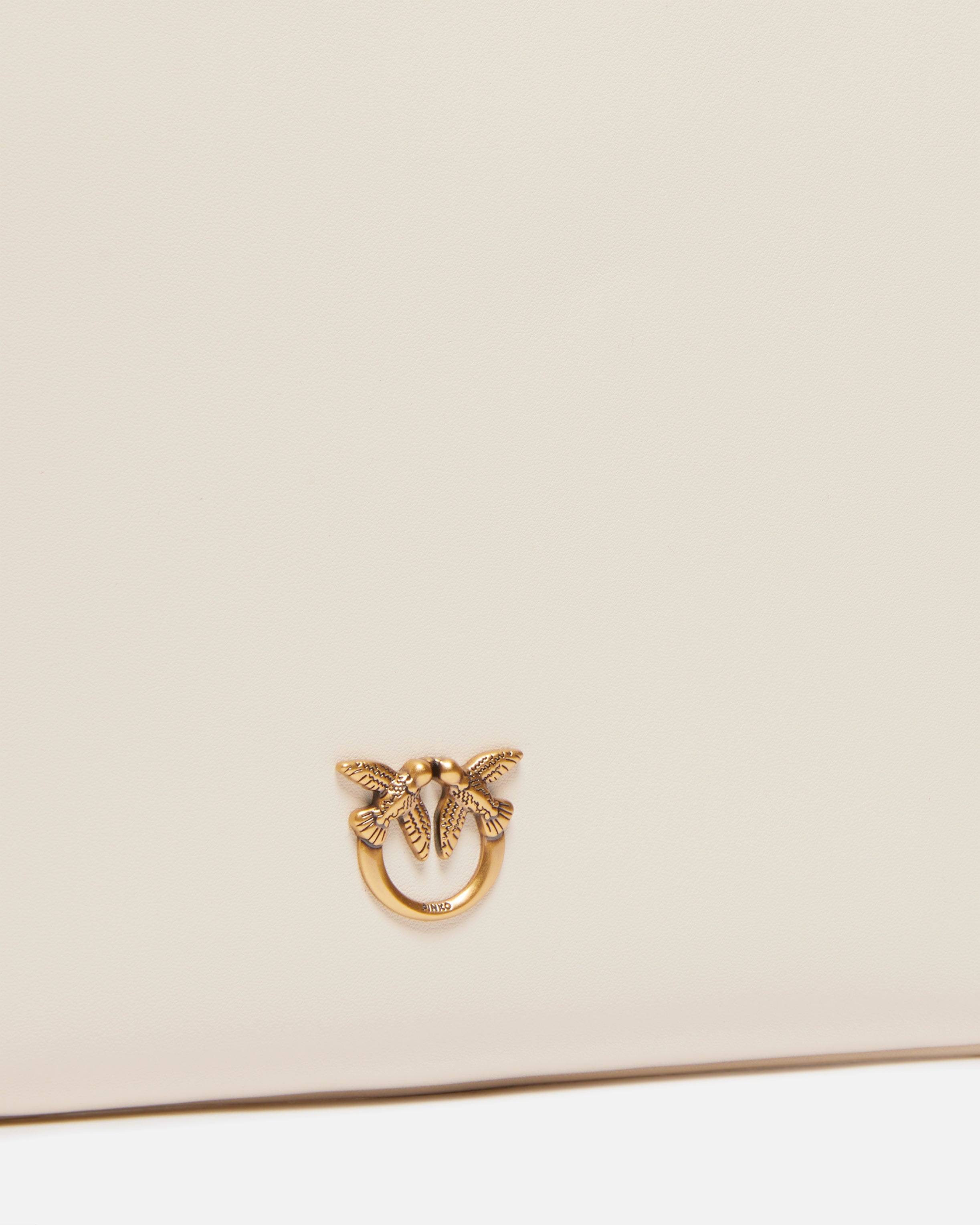 Borsa a tracolla 100455A0F1 Z14Q PINKO Bianco seta-antique gold 