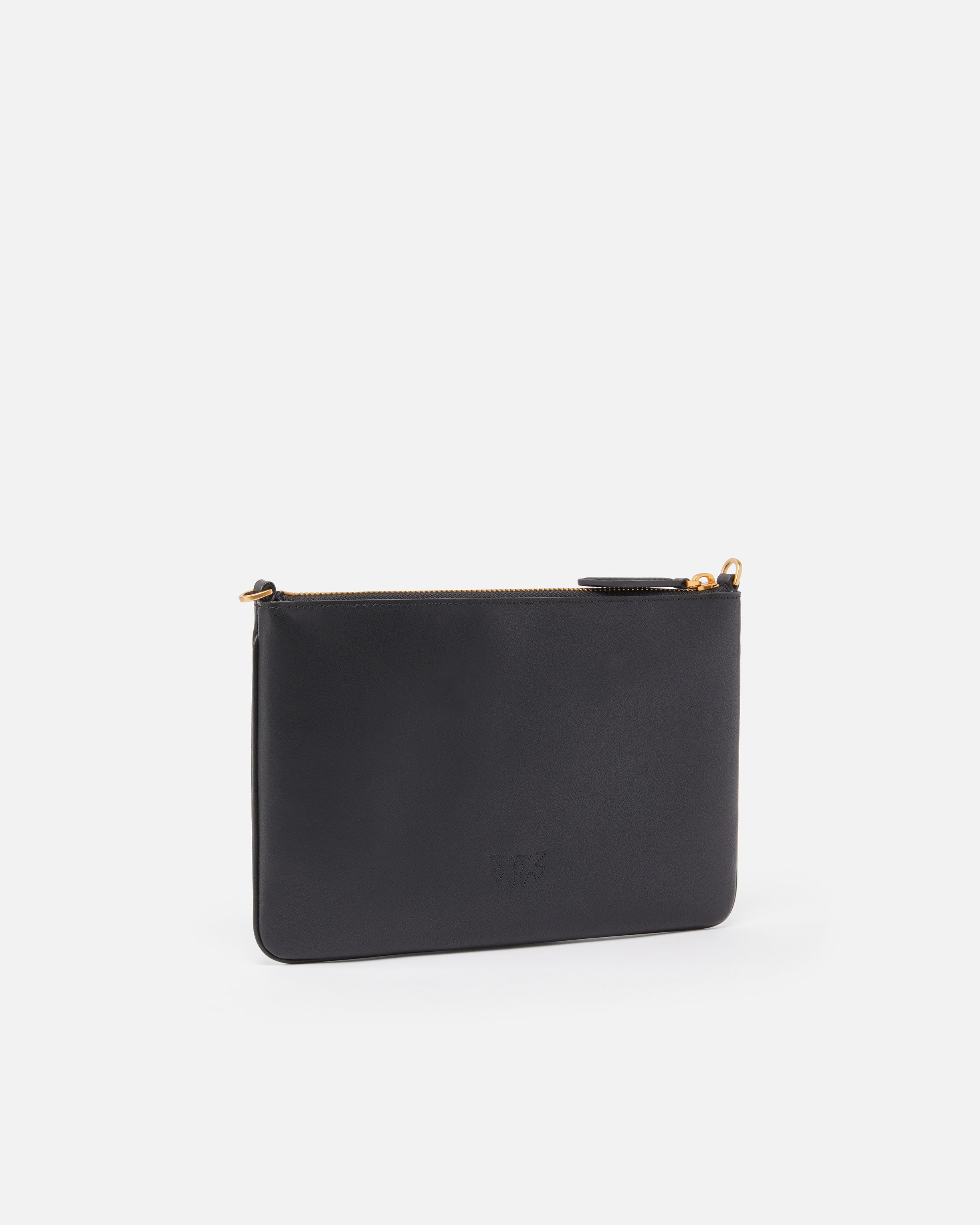 Borsa in pelle 100455A0F1 Z99Q PINKO Nero-antique gold 