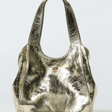 Borsa media in pelle effetto used 104645A2OT ZZLQ PINKO Oro-antique gold 