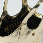 Borsa media in pelle effetto used 104645A2OT ZZLQ PINKO Oro-antique gold 