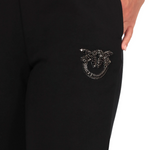 Jogger in jersey di cotone 104790A2RO Z99 PINKO Nero limousine 