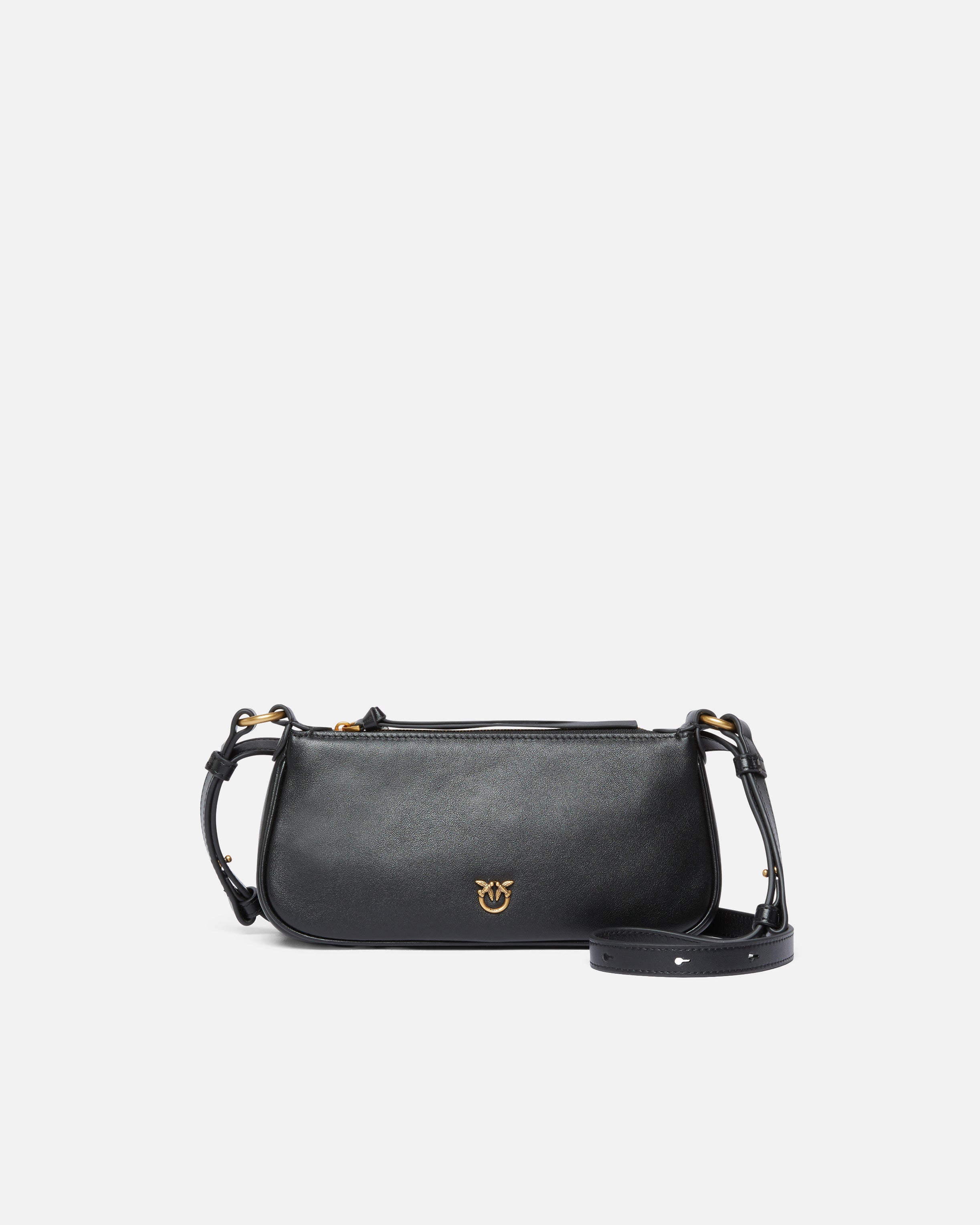 Borsa a tracolla in pelle 105069A0QO Z99Q PINKO Nero-antigue 