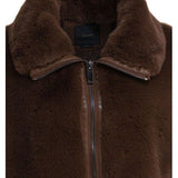 Gilet in ecopelliccia 105107A2WN L74 PINKO Marrone castano 