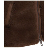 Gilet in ecopelliccia 105107A2WN L74 PINKO Marrone castano 