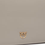 Borsa a tracolla con tre scomparti 105161A0QO I68Q PINKO Noce-antique gold 