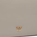 Borsa a tracolla con tre scomparti 105161A0QO I68Q PINKO Noce-antique gold 