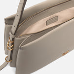 Borsa a tracolla con tre scomparti 105161A0QO I68Q PINKO Noce-antique gold 