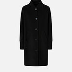 Cappotto lungo in panno double 105404A1ZQ Z99 PINKO Nero limousine 