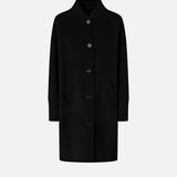 Cappotto lungo in panno double 105404A1ZQ Z99 PINKO Nero limousine 