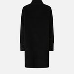 Cappotto lungo in panno double 105404A1ZQ Z99 PINKO Nero limousine 