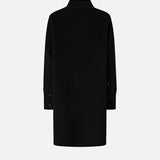 Cappotto lungo in panno double 105404A1ZQ Z99 PINKO Nero limousine 
