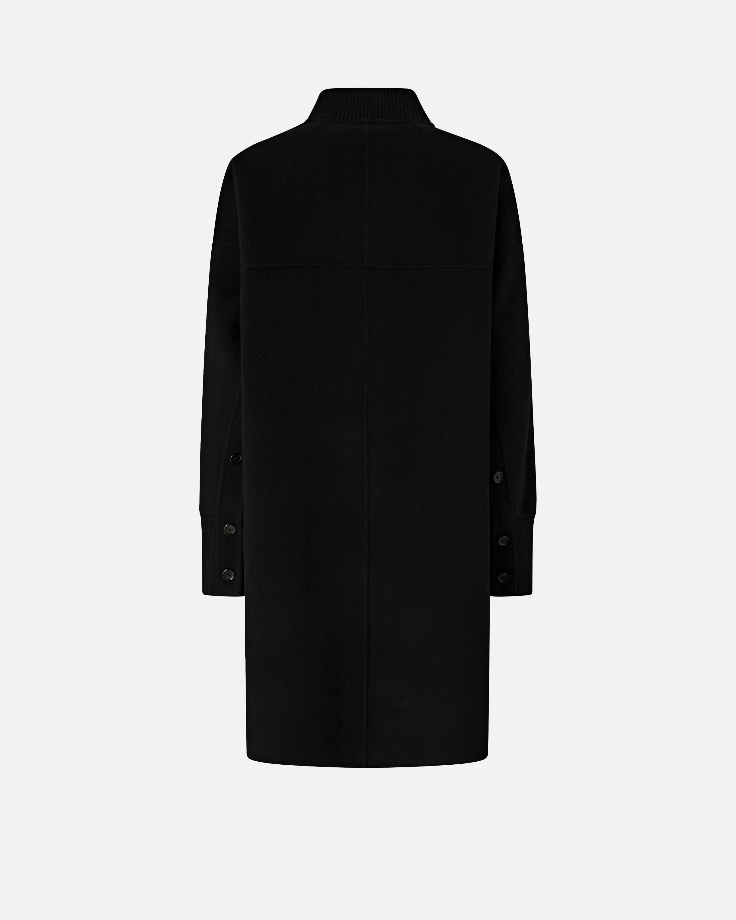 Cappotto lungo in panno double 105404A1ZQ Z99 PINKO Nero limousine 
