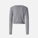 Cardigan con scollo a V 105447A2Q9 II2 PINKO Grigio monumento 
