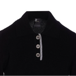 Polo in lana manica corta 105450A2Q9 Z99 PINKO Nero limousine 