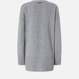 Cardigan lungo con scollo a V 105451A2Q9 II2 PINKO Grigio monumento 