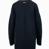Cardigan lungo con scollo a V 105451A2Q9 Z99 PINKO Nero limousine 