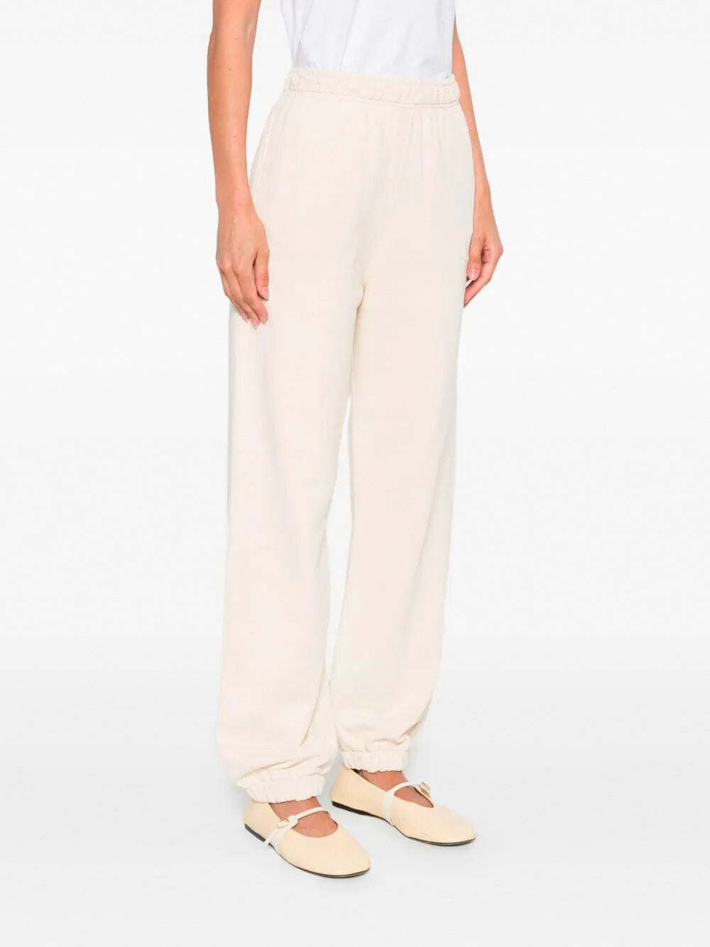 Pantalone in felpa di cotone 105508A2RB C03 PINKO Beige g. maroso 