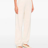Pantalone in felpa di cotone 105508A2RB C03 PINKO Beige g. maroso 