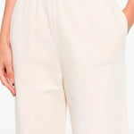 Pantalone in felpa di cotone 105508A2RB C03 PINKO Beige g. maroso 
