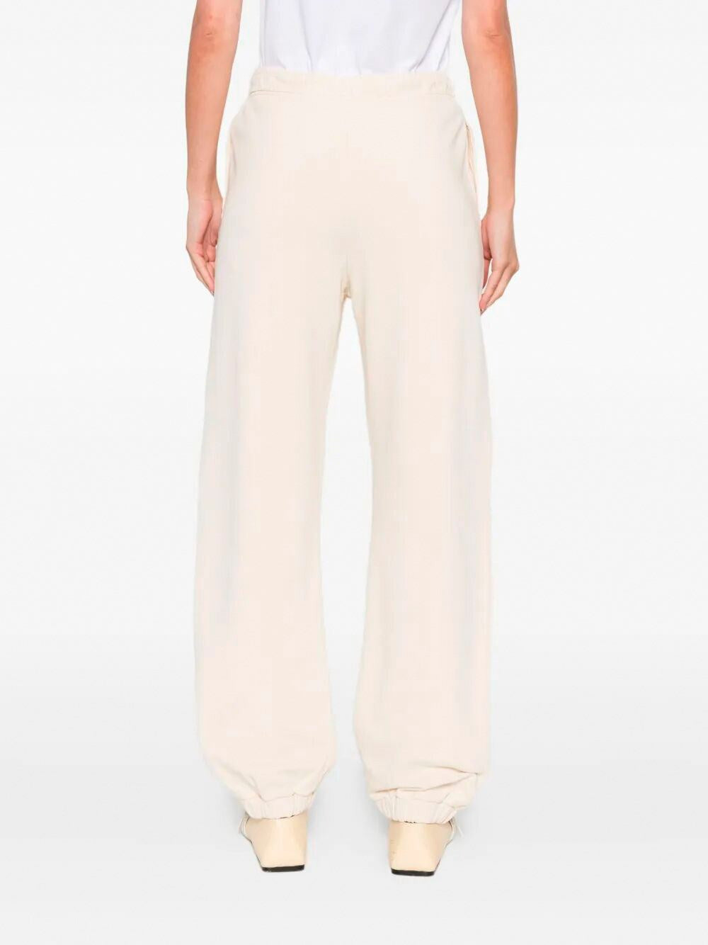 Pantalone in felpa di cotone 105508A2RB C03 PINKO Beige g. maroso 
