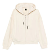 Felpa zippata con cappuccio 105509A2RB C03 PINKO Beige g. maroso 
