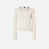 Maglia in lana 105530A2S4 I23 PINKO Grigio nuvola argento 
