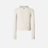 Maglia in lana 105530A2S4 I23 PINKO Grigio nuvola argento 
