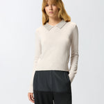 Maglia in lana 105530A2S4 I23 PINKO Grigio nuvola argento 