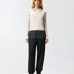 Maglia in lana 105530A2S4 I23 PINKO Grigio nuvola argento 