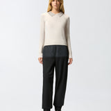 Maglia in lana 105530A2S4 I23 PINKO Grigio nuvola argento 