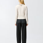 Maglia in lana 105530A2S4 I23 PINKO Grigio nuvola argento 