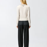 Maglia in lana 105530A2S4 I23 PINKO Grigio nuvola argento 