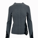 Maglia in lana 105565A2S3 K07 PINKO Grigio-azul platina 