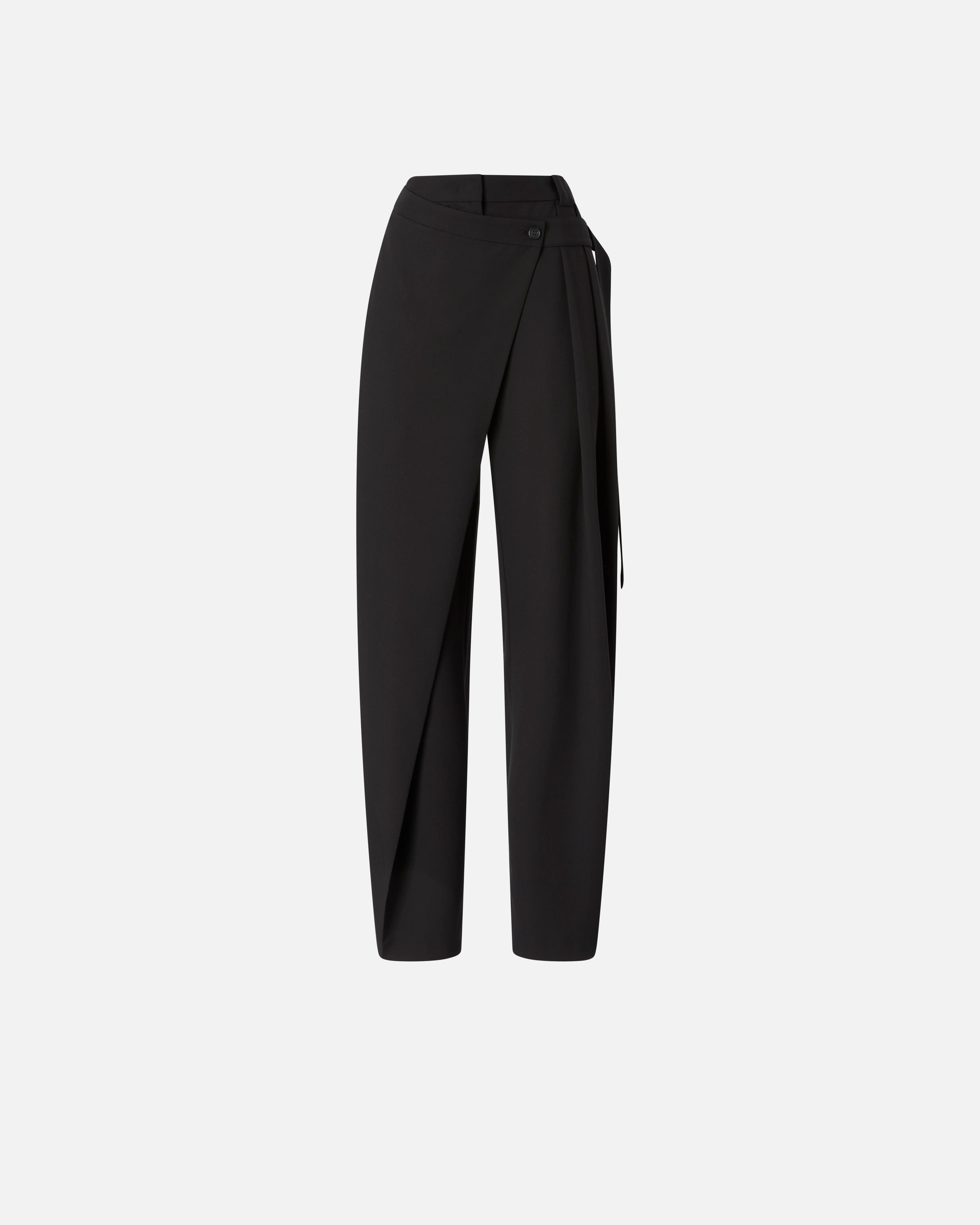 Pantaloni wide leg a portafoglio 105570A18E Z99 PINKO Nero limousine 