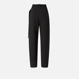 Pantaloni wide leg a portafoglio 105570A18E Z99 PINKO Nero limousine 