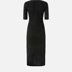Abito midi in pizzo di maglia 105653A2TW Z99 PINKO Nero limousine 
