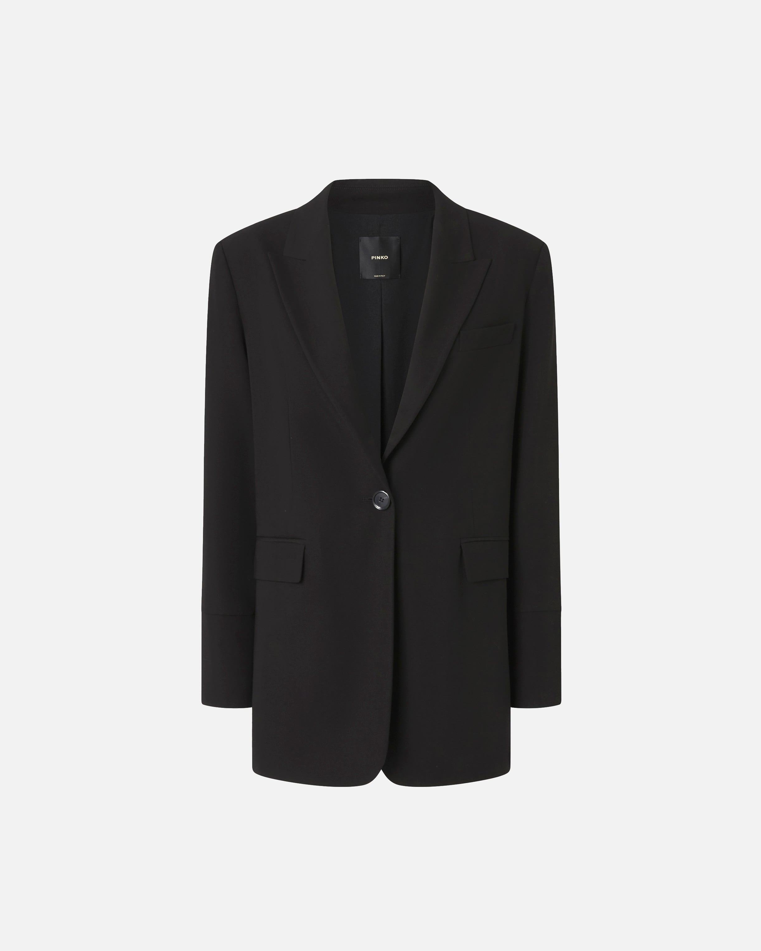 Blazer oversize stretch 105663A18E Z99 PINKO Nero limousine 