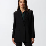 Blazer oversize stretch 105663A18E Z99 PINKO Nero limousine 