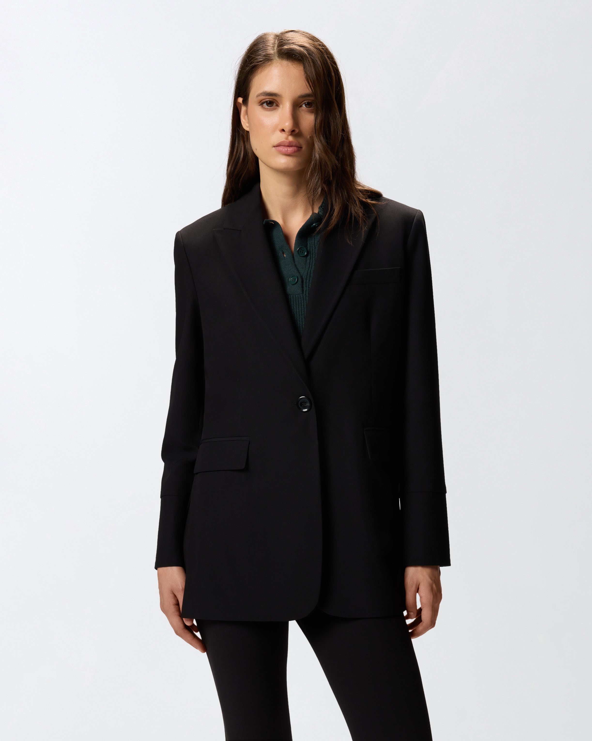 Blazer oversize stretch 105663A18E Z99 PINKO Nero limousine 