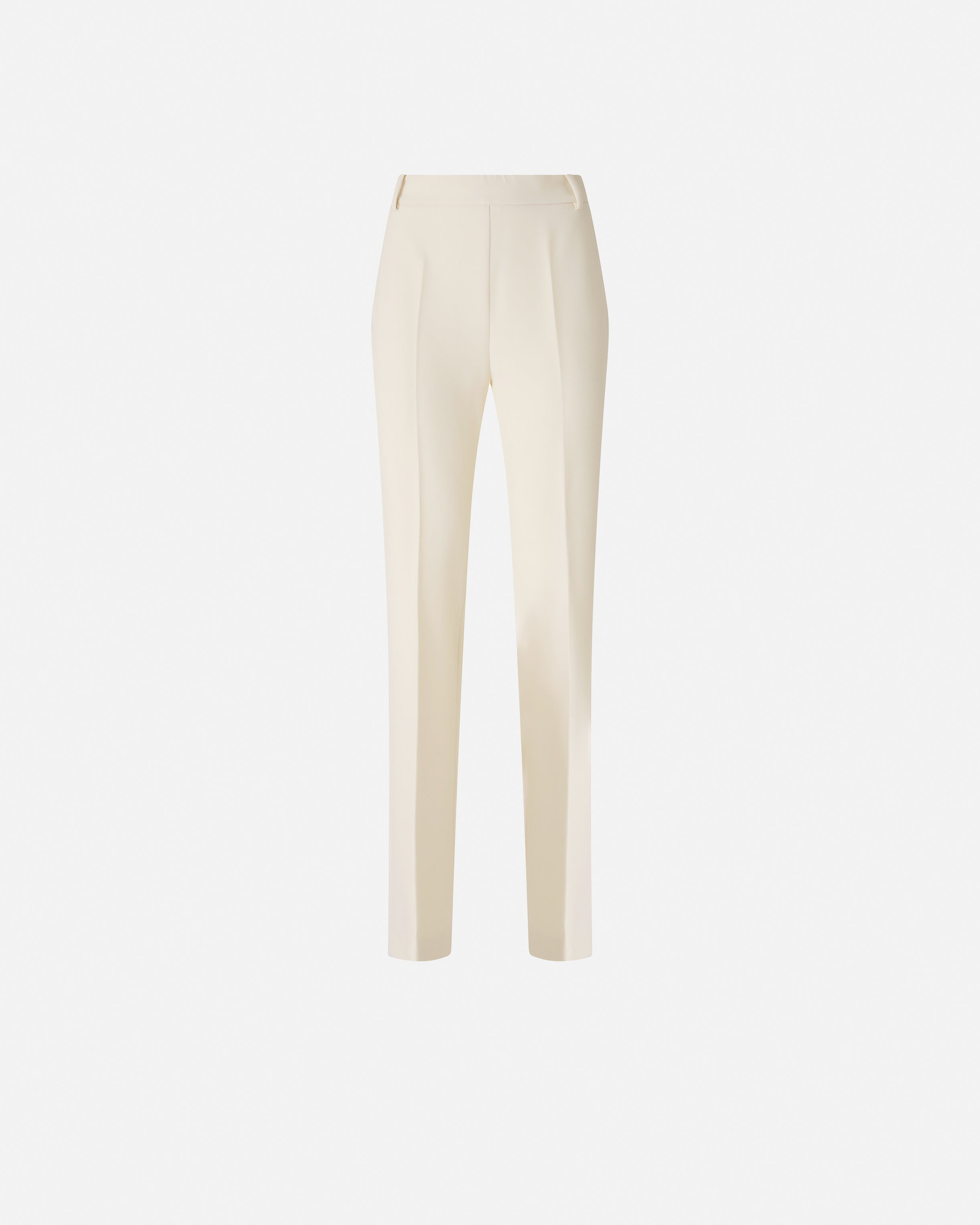 Pantaloni skinny con piega stirata 105671A2QV Z00 PINKO Bianco-gelato vaniglia 