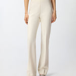 Pantaloni skinny con piega stirata 105671A2QV Z00 PINKO Bianco-gelato vaniglia 