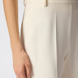 Pantaloni skinny con piega stirata 105671A2QV Z00 PINKO Bianco-gelato vaniglia 