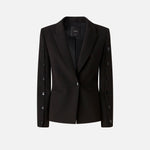 Blazer con bottoni sulle maniche 105679A2R9 Z99 PINKO Nero limousine 